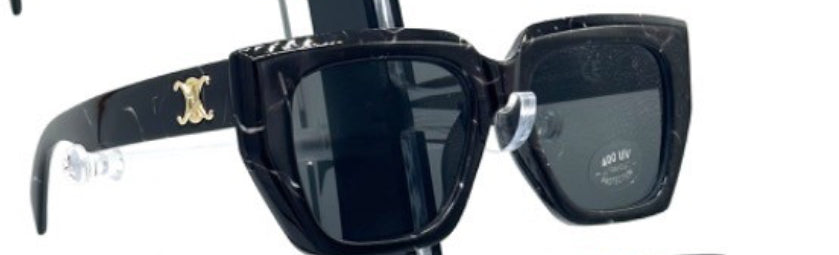 Double C sunglasses black marmer