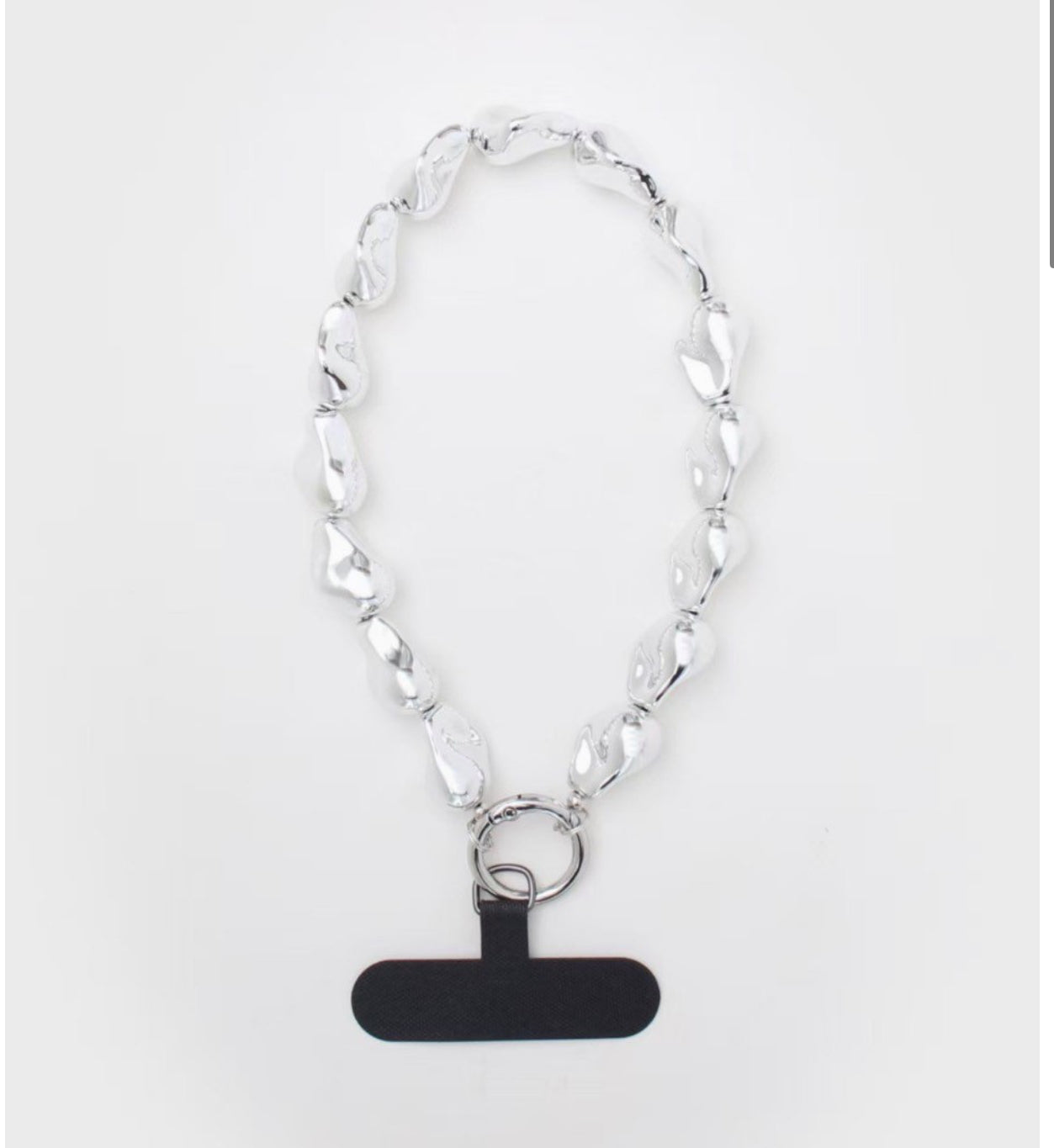 Pearl phone cord Silver