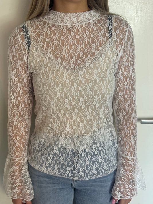 Lace Top White