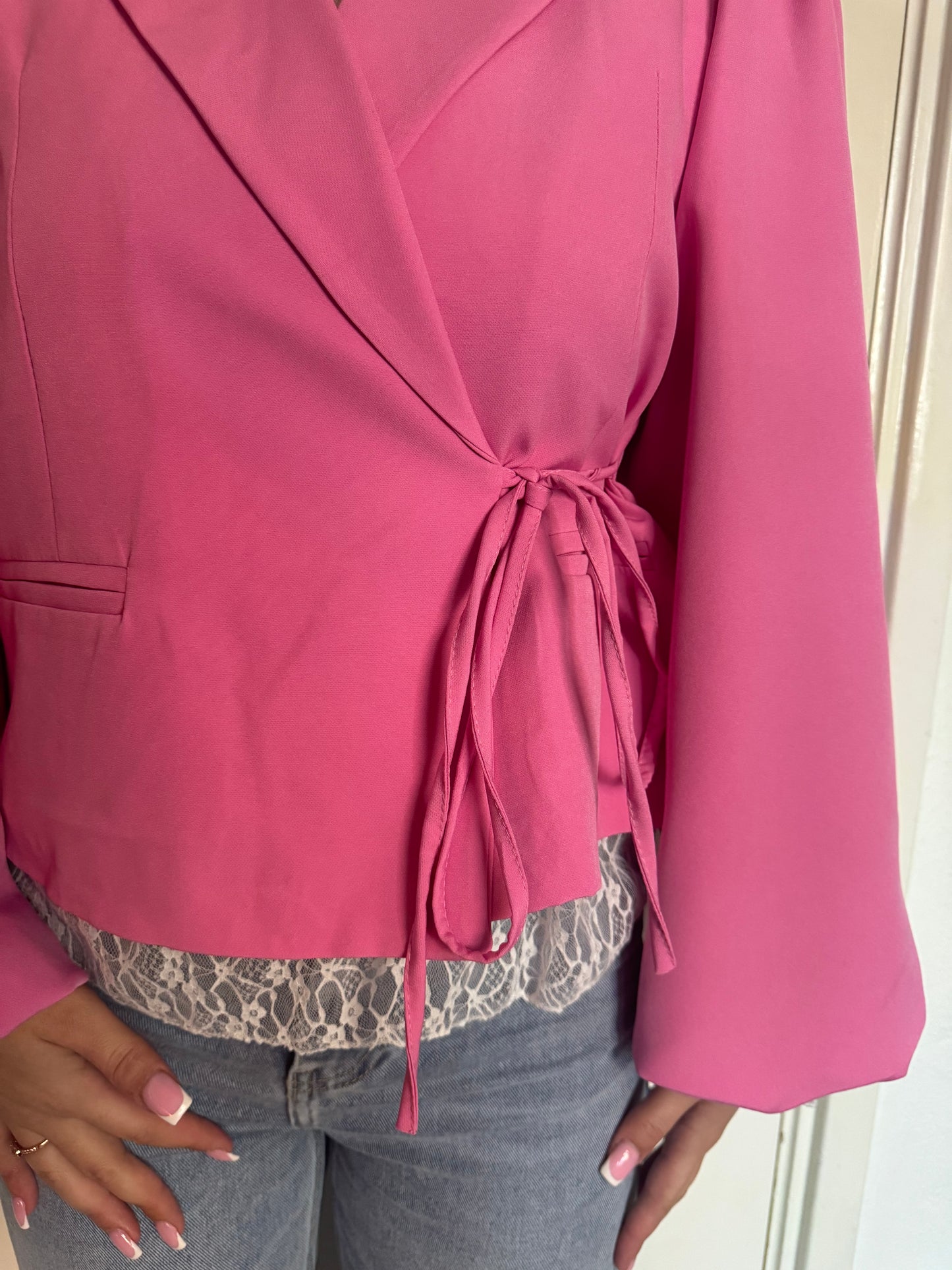 Wikkel Blazer Pink